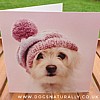 Rachael Hale Tibetian Terrier Bella Greeting Card
